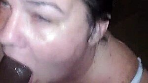 Mature mom sucking young 18+ BBC sloppy