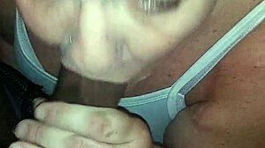 Mature mom sucking young 18+ BBC sloppy