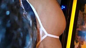 Check out this student earning the top grade with her delicious ass in amateur latina oral action!