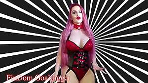 oh man that cock control session with the goddess in cosplay and glasses totally ruined my orgasm