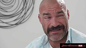 Vanessa Sky's ass gets pounded hard! Big cock slams in sideways and doggystyle!