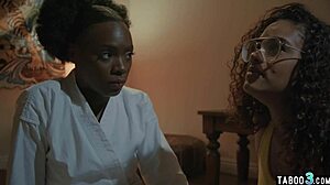 Black Lesbian Panthers Ana Foxxx And Scarlit Scandal Lick And Finger Tight Ebony Pussies. They Explore Taboo Orgasms In Petite Teen Scene.