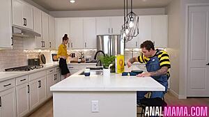 April fools prank with stepmom turns into amateur hardcore milf pov anal assfucking