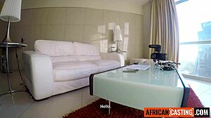 huge natural tits ebony gets hardcore railed by big cock white producer in casting