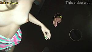 Emotional Latina With Small Natural Tits Handles Big Black Cock Blowjob In Interracial Glory Hole Scene