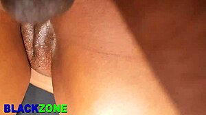 kitchen is a perfect place to fuck my step mom with sexy ebony babe in homemade close up.