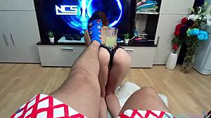 hey, why are you hardcore mouth fucking me like this with your big cock while parents are away?