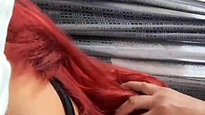 Colombian milf TAKES huge cock in her pussy and mouth while moaning in pleasure on all fours.