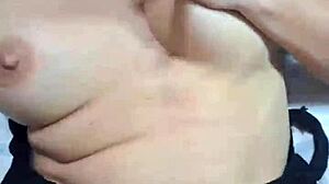 Colombian milf TAKES huge cock in her pussy and mouth while moaning in pleasure on all fours.