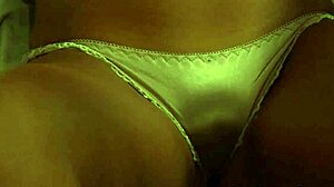 dom busty lesbian madame in bondage facesitting on tight bound slave for fingering orgasm domination