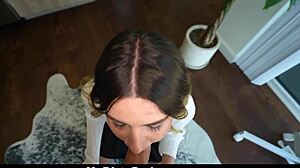 hey, this cute stepdaughter handles her stepdad's needs with cowgirl riding and doggystyle to save his marriage