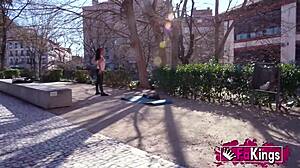 amazing latin babe lucy duarte lives hot european dream in casting fuck