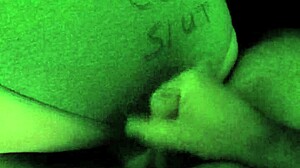 hey, i'm jacking off and cumming on my ass as a chubby milf wife in curvy fat action