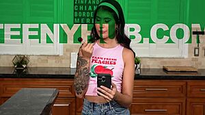 Will Tight Pussy Braylin Suck Dirty Cock Until Face-Covered In Cum?