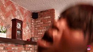 Will this guy finger horny ebony BBW's cunt then ram her doggystyle with big cock for cum in mouth?