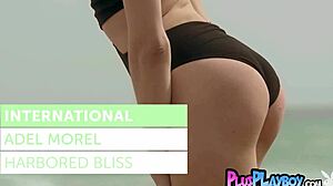 ohh that hot milf adel morel is showin her cute natural tits and beautiful naked body after this passion outdoor striptease y'know