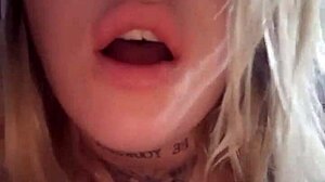 Hard anal and deepthroat pov with blonde chubby girlfriend ending in creampie!