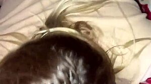 Hard anal and deepthroat pov with blonde chubby girlfriend ending in creampie!