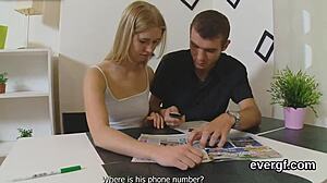 broke lover watches flirty friend pound his ex-girlfriend hard for cash in group session