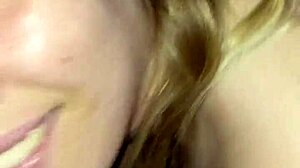 Hard anal and deepthroat pov with blonde chubby girlfriend ending in creampie!