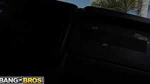 bangbros - dirtydanii 69 sucks johnnys cock to make it even bigger and gets pounded in the bang bus