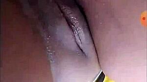 Morena shows off her big ass and big tits in a tempting way.