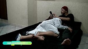 hot young girl with big butt has sex with well-endowed boyfriend