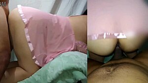 This beautiful mom enjoys the best sensual experience in bed