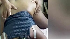 Preta Safada Rips Clothes For Dripping Anal In Asshole Massage