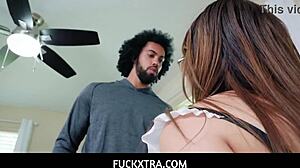 i'm sweet innocent honey hayes, new to cleaning, but i broke his fleshlight so he wants my help instead