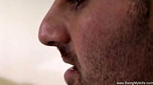 Swinger wife gets thrilled by public exposure in kinky 3some anal with husband and cougar bride