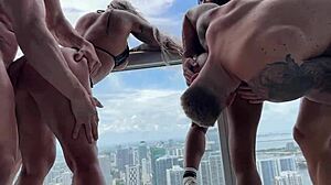 Interracial Orgy In Miami Features Cj Miles Maximo Garcia Hayley Davies And Filoufitt With Big Cock Deepthroat Cum In Mouth And Squirting