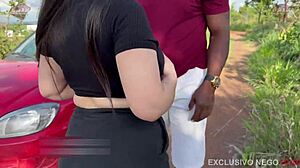 Prostitute Wears Mask Hiding From Husband Suffering On Huge Thick Cock