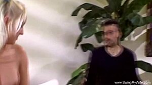 Swinger wife gets thrilled by public exposure in kinky 3some anal with husband and cougar bride