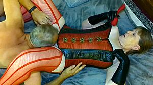 I love how these steampunk grannies get into fingering and cunilingus until they cum so hard.