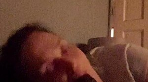 going to town on this beautiful cock with ball licking deepthroat gagging cum in mouth