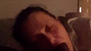 going to town on this beautiful cock with ball licking deepthroat gagging cum in mouth