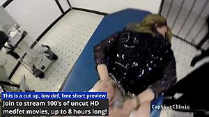 dont strip search me on campus pd with alexandria riley in backstage blonde university scene with heels and gloves