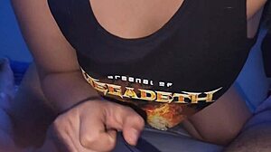 Does this Colombian babe with big ass and tits ride that dildo like a horny bride?