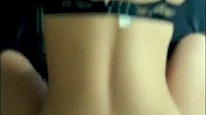 mexicana gets intense session on sofa while parents are away