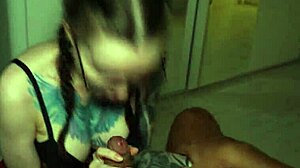 Brunette Tattoo Artist Devours My Raging Cock In Quick Homemade Session?