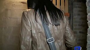 Charlie Sexy Brunette In Heat Gets Fucked In The Cellar!