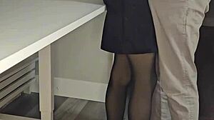 Young 18+ poetess boldly reads poetry in sexy dress with moaning and small waist allure.