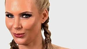 hey why is this bigass milf gagging on fat cock before riding cowgirl with choking cumshot. deepthroat fingering heels action too