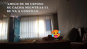 Friend Joins Bed While Husband Leaves For Training With Two Rented Beds