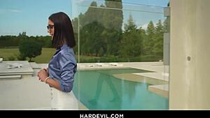 oh man, i'm jadilica taking raul costa's big cock deep in my ass outdoors