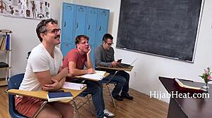 Assignment Today Involves Fucking Teacher In Classroom Group Scene