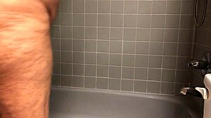 Shower warm up with intriguing ass bathing and vibrator toys