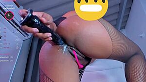 Manic LATINA SLUT LOVES To FUCK Her ASS With DILDO In Bold Action