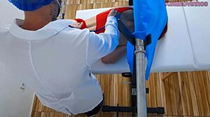 Why let your doctor boss dominate you in hardcore office uniform sex at the hospital like this safada?